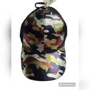 Brand New Camo Style Hat. NWT